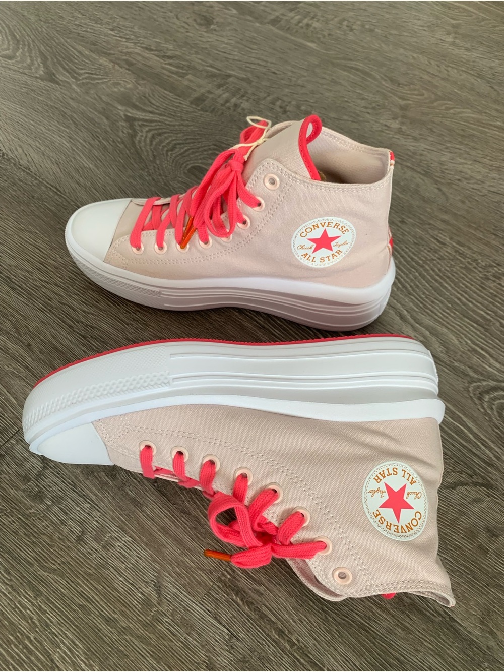 Converse chuck Taylor High-Top Platform Sneakers - Light Pink